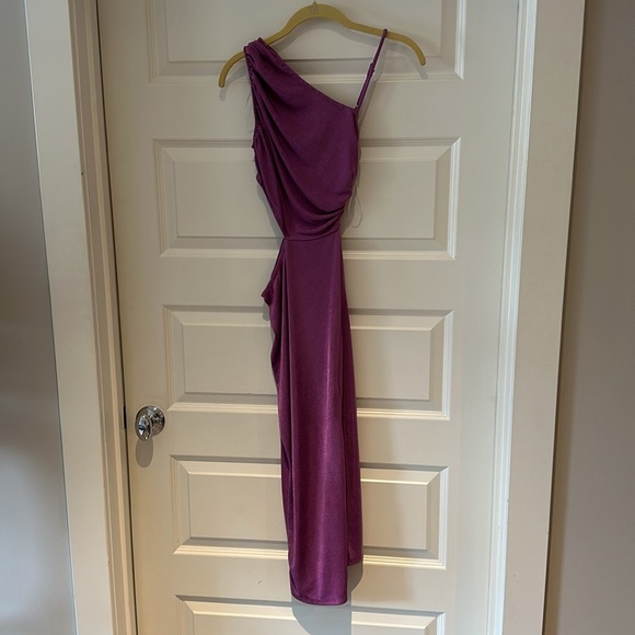 Hello Molly Block It Out Midi Dress Purple - Picture 4 of 7